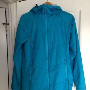 Oiselle waterproof jacket, Blue size Medium